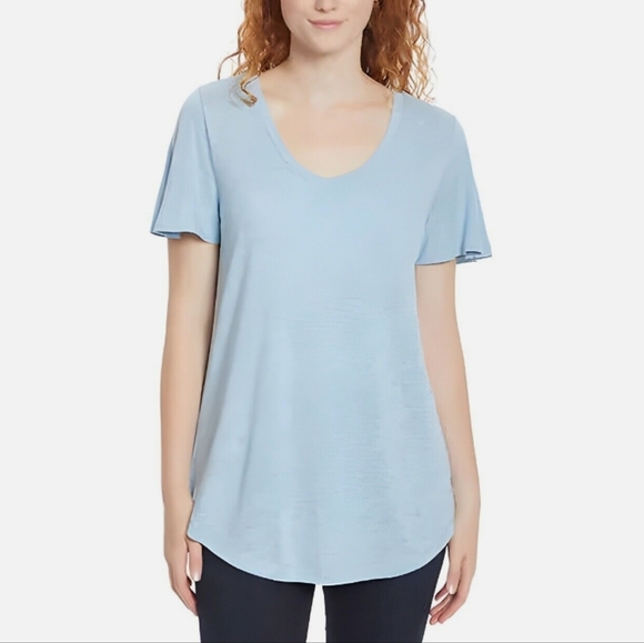Jessica Simpsom Light Blue Tee - Picture 1 of 6